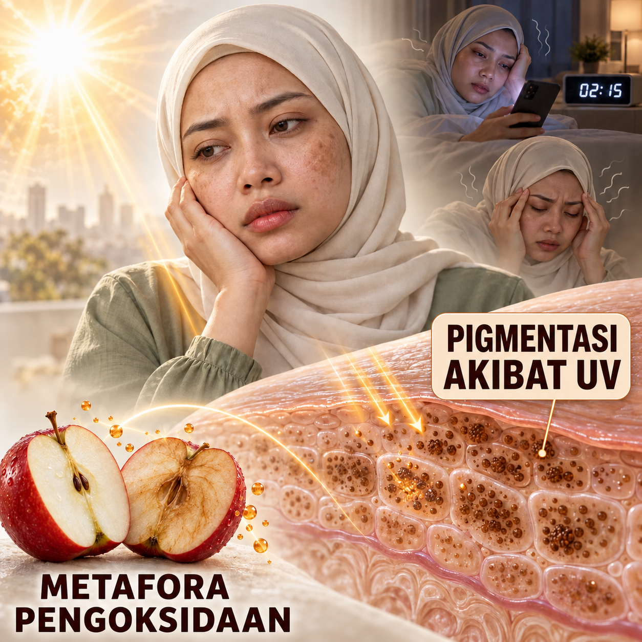 Radikal bebas serang kulit