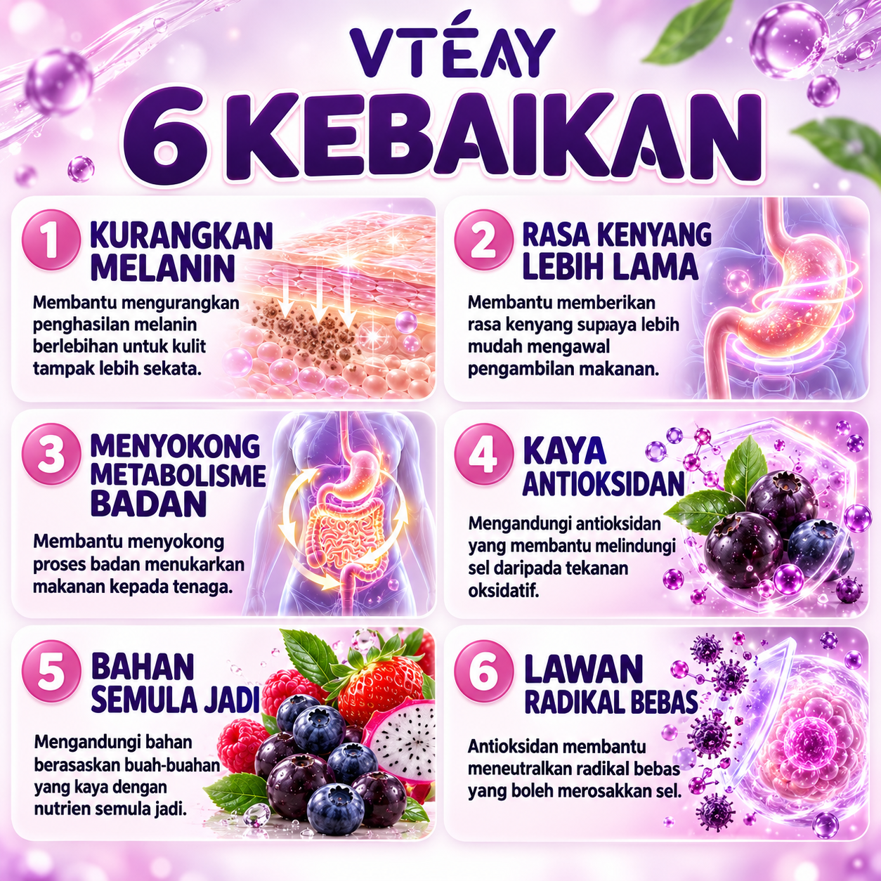 Nutrisi daripada aneka beri