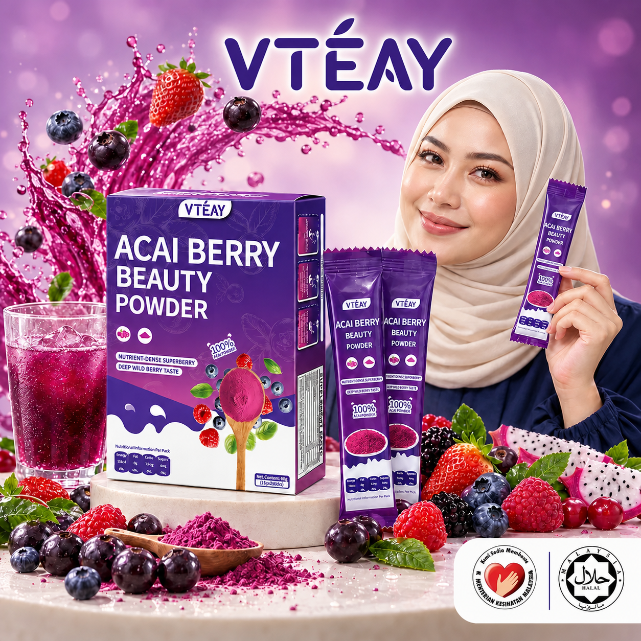 VTeay Acai Berry Beauty Powder